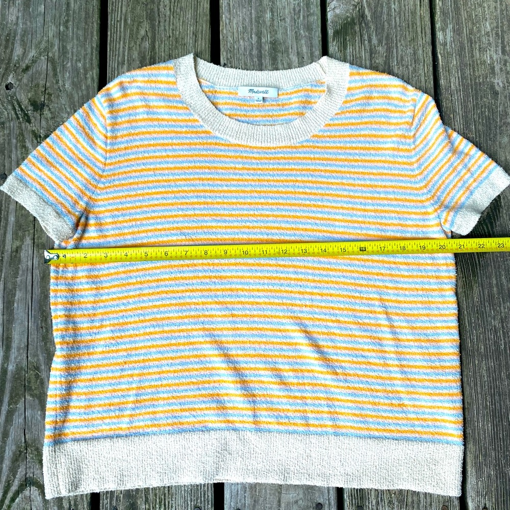 Madewell Striped Lakedale Sweater Tee Small